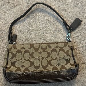 Coach signature small handbag/wristlet
